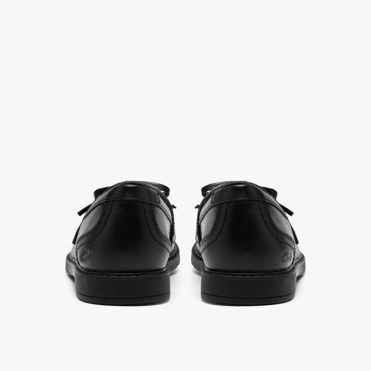 Mocassins Cuir Coupe Large SCALA LANE O noir, CLARKS