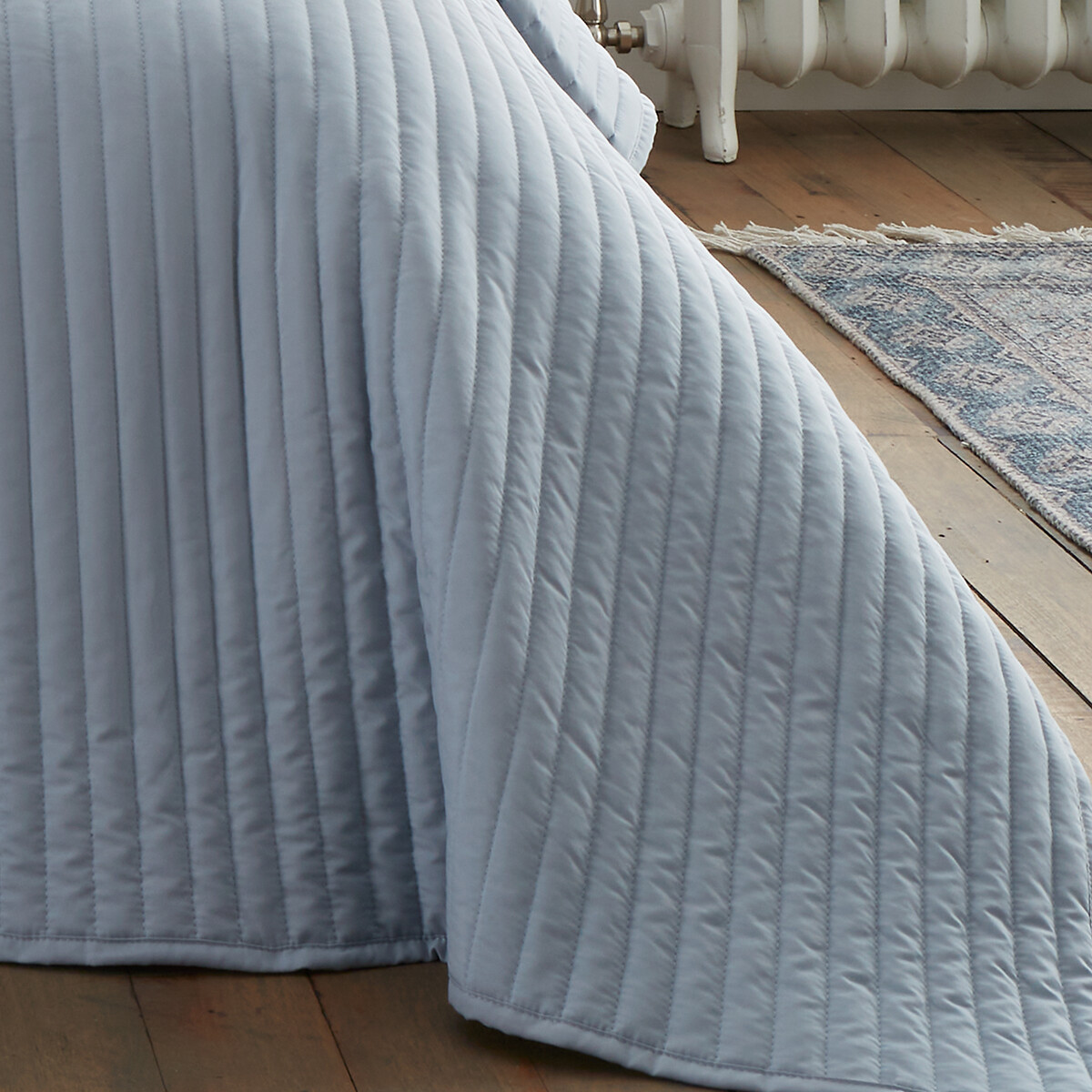 Quilted Lines Bedspread blue, BIANCA FINE LINENS