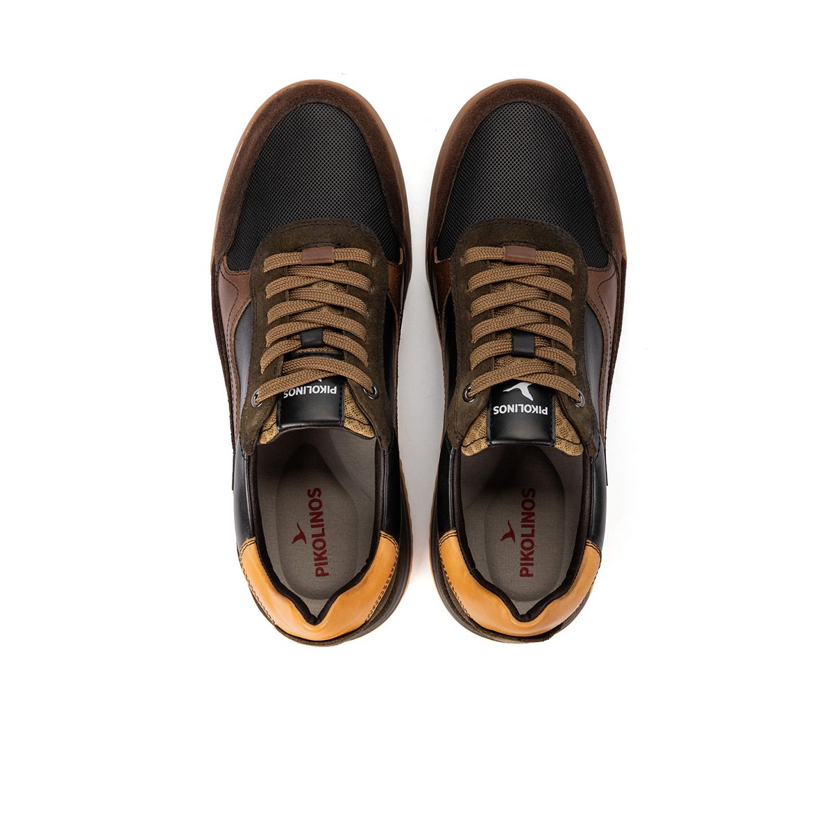 Baskets cuir Teide black, PIKOLINOS