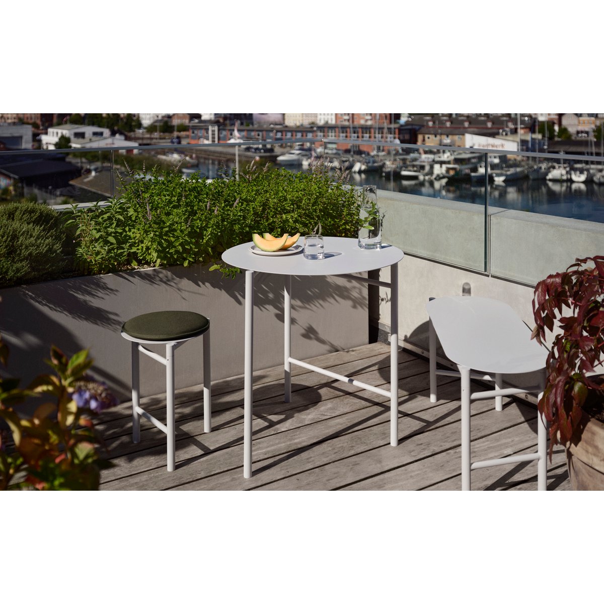 Table pliable DISC gris clair, ZONE DENMARK