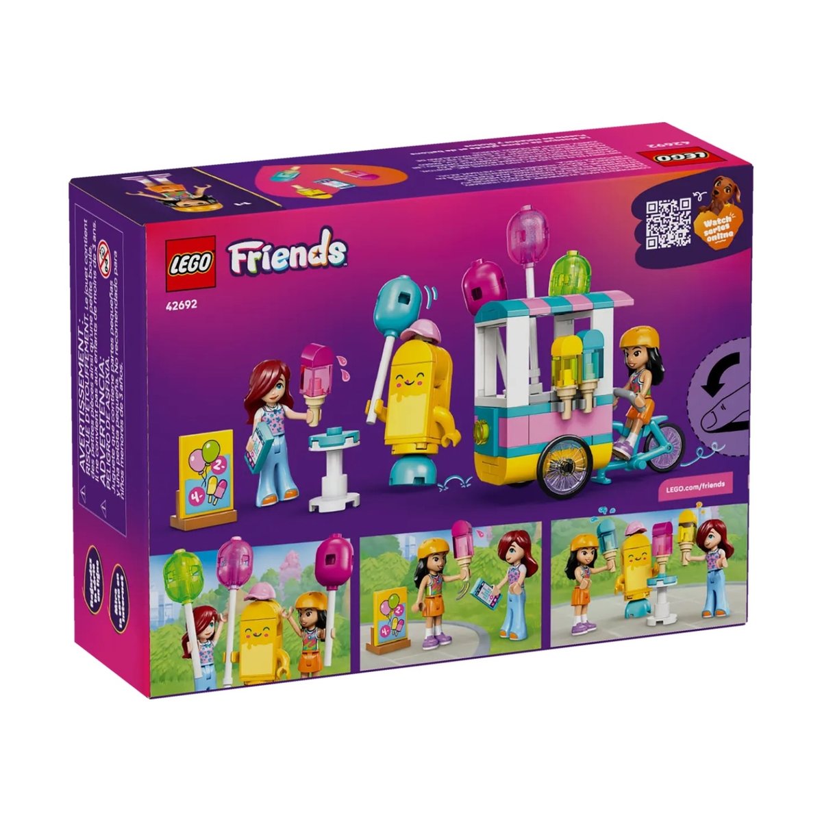 LEGO Friends - Le stand de glaces et de ballons - 42692 multicolore, LEGO