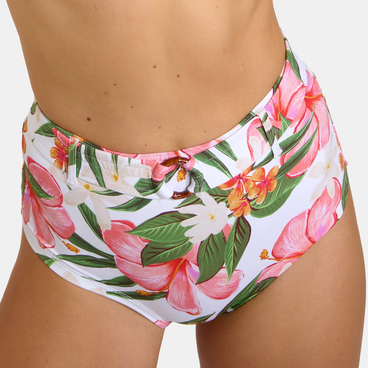 Bas de maillot shorty Fima - TAHITI blanc, BANANA MOON