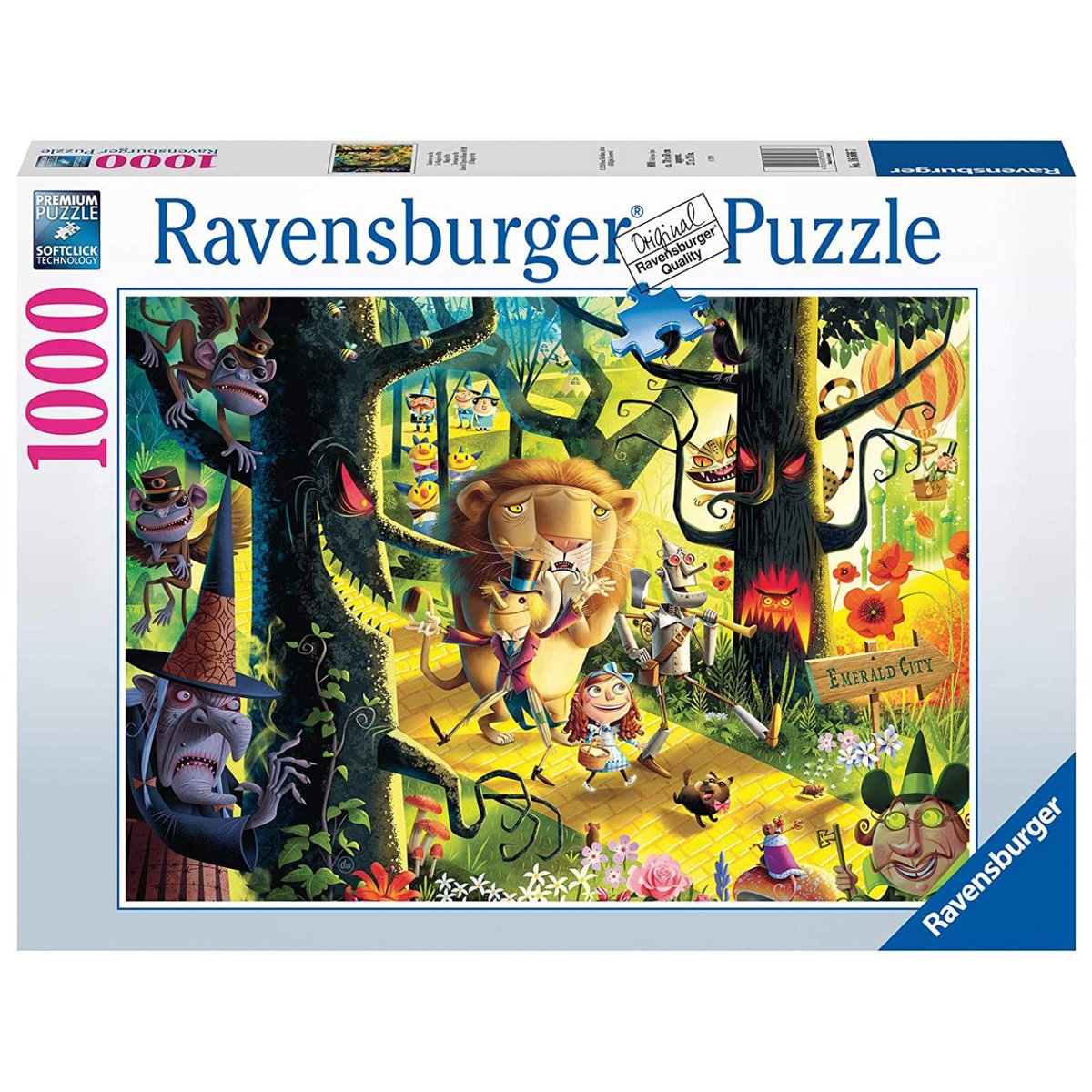 Puzzle 1000 pièces - Le monde d'Oz / Dean MacAdam couleur unique, RAVENSBURGER