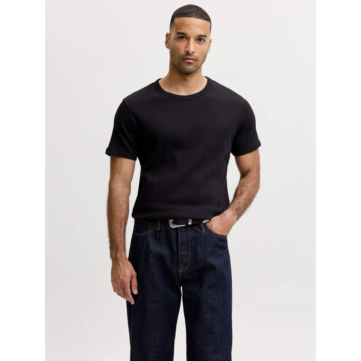 T-Shirt black 1, JACK & JONES