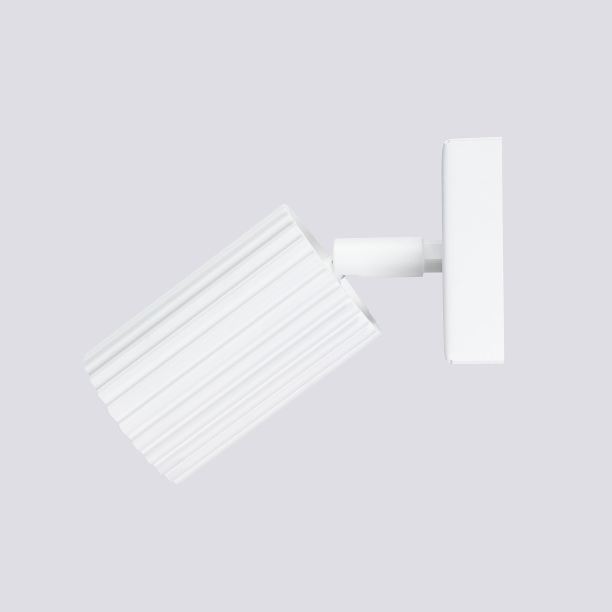 Applique Aluminium Blanc GU10 1 Karbon blanc, EDEN