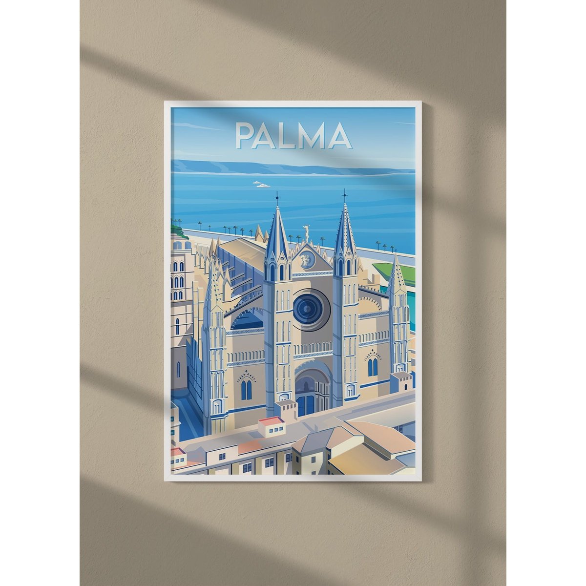 Affiche Palma blanc, L'AFFICHERIE