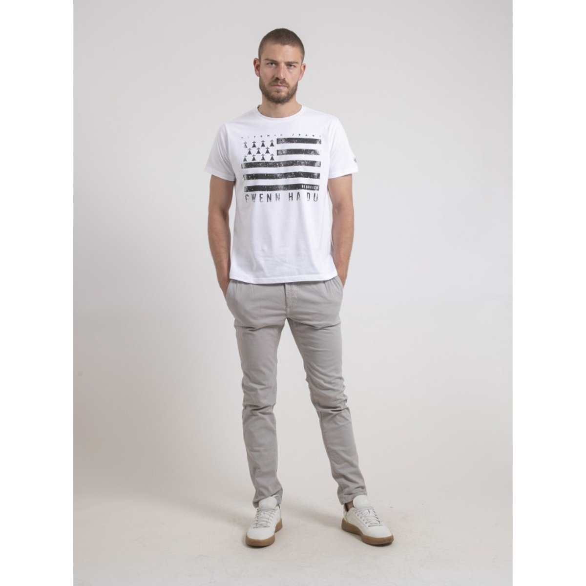Pantalon Chino Cortin gris, RITCHIE