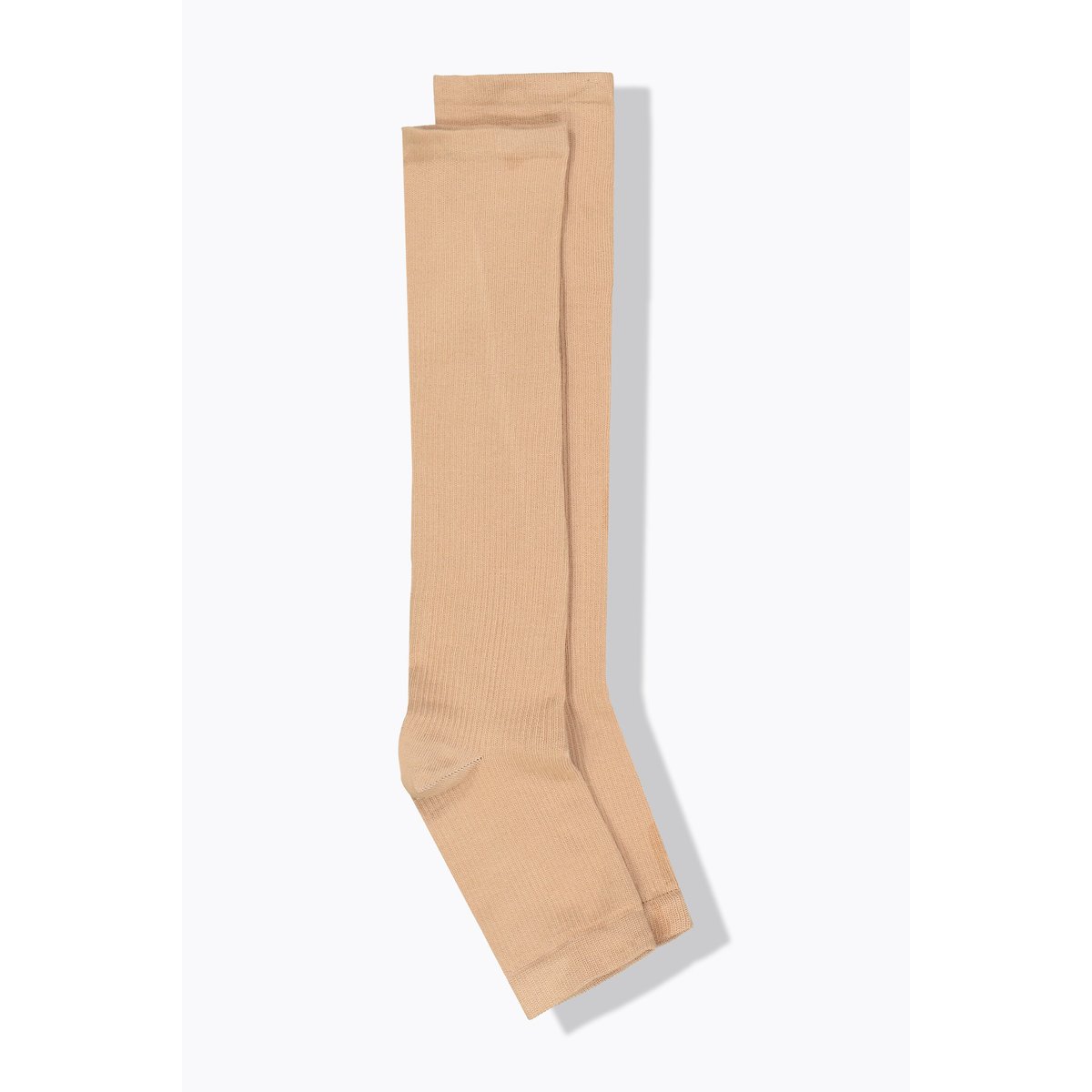 Mi-bas de contention, pied ouvert beige, ULLA POPKEN