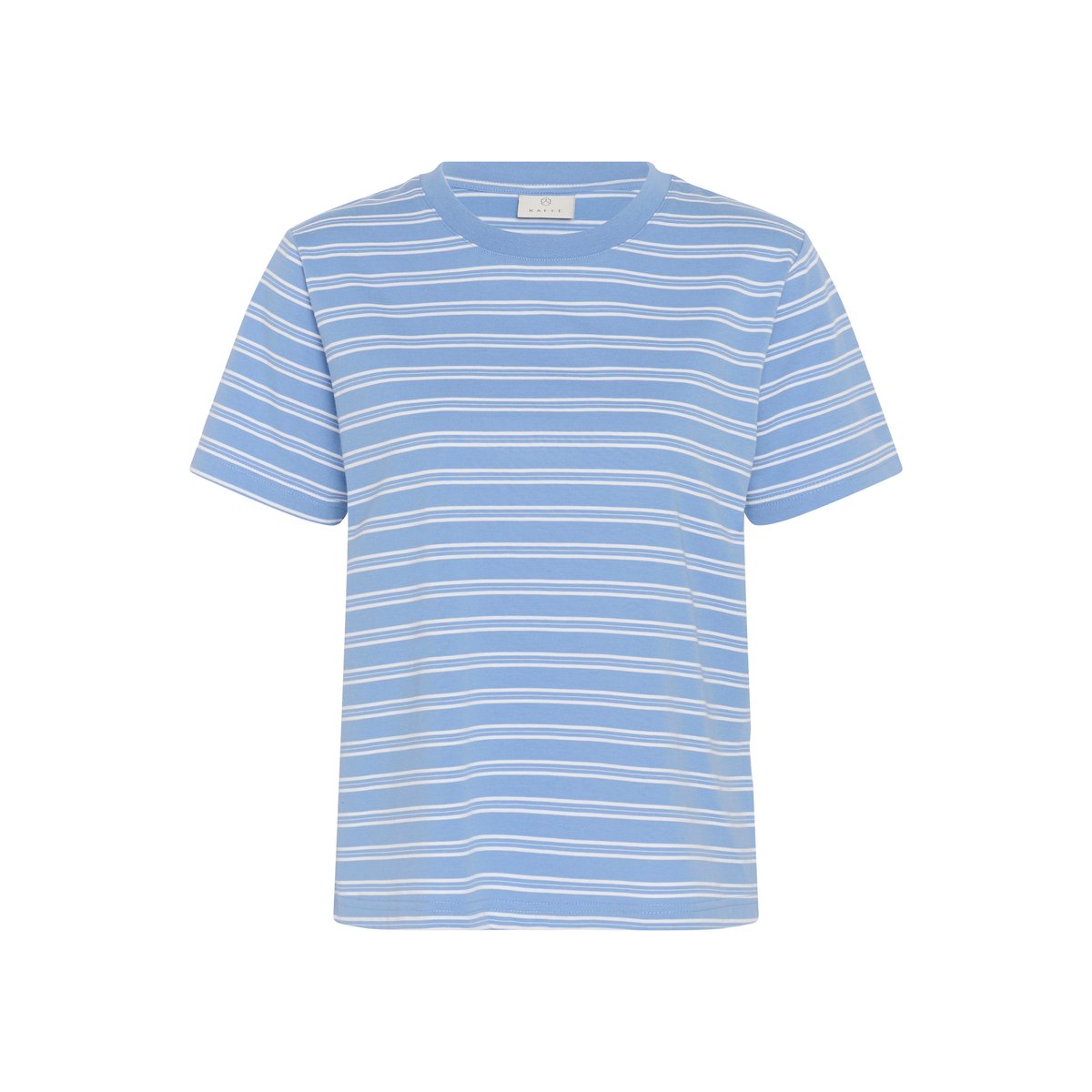 T-shirt à manches courtes bleu vista blue/chalk stripes, KAFFE