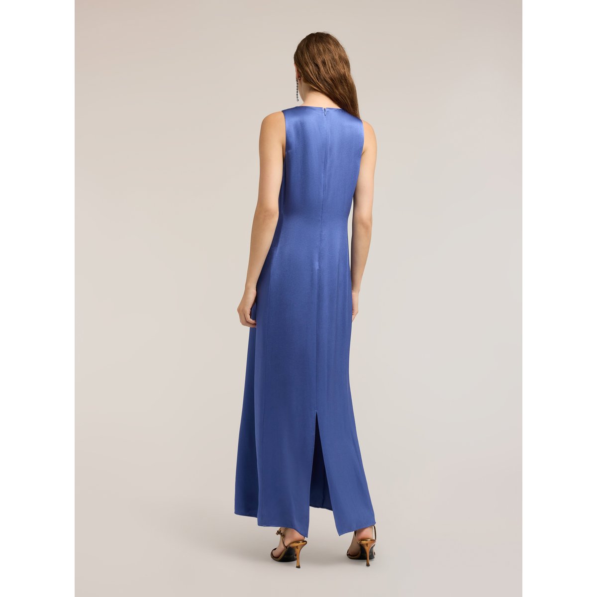 Robe longue ligne A bleu, MOTIVI