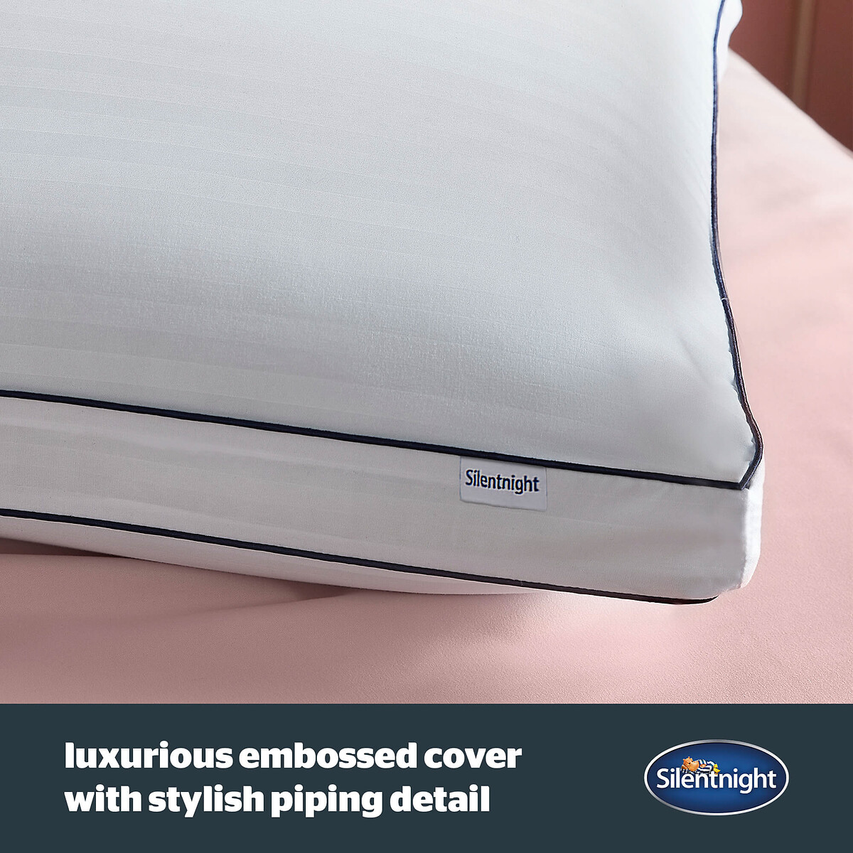 Hotel Collection Box Pillow white, SILENTNIGHT