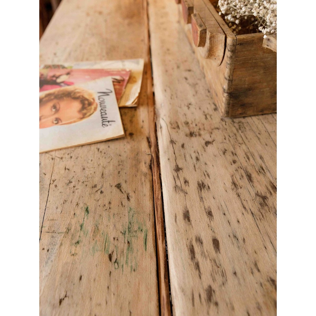Etabli en bois Fernand N°118 - Bon état bois, DEBONGOUT