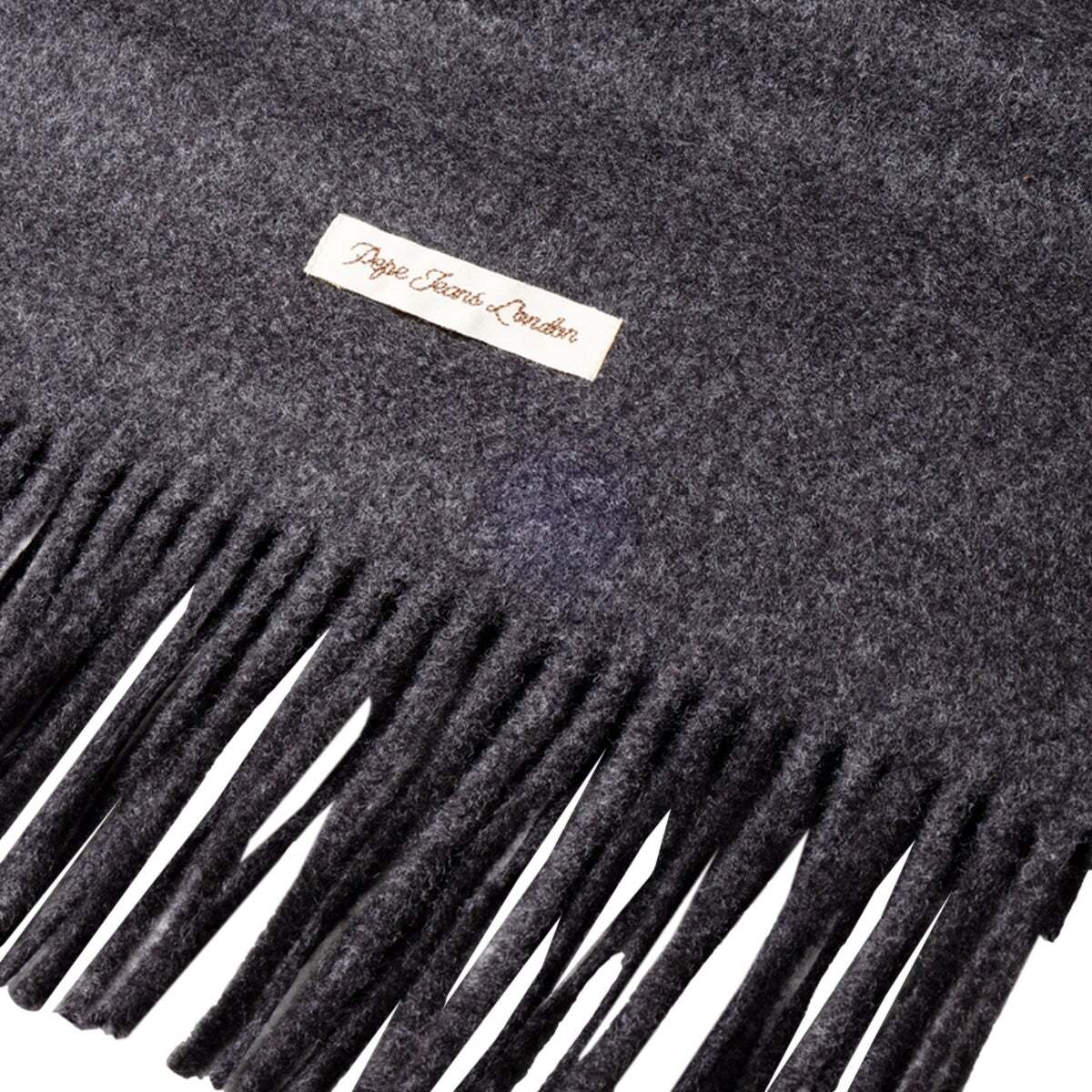 Écharpe À Franges gris foncé chine, PEPE JEANS