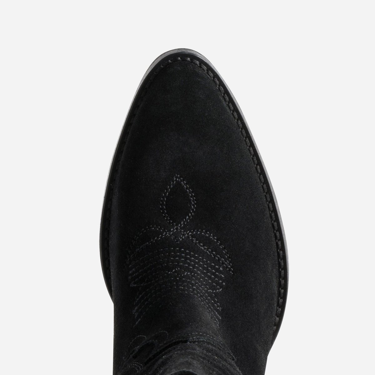 Botte À Talon en cuir TASLIMO noir, TEXTO