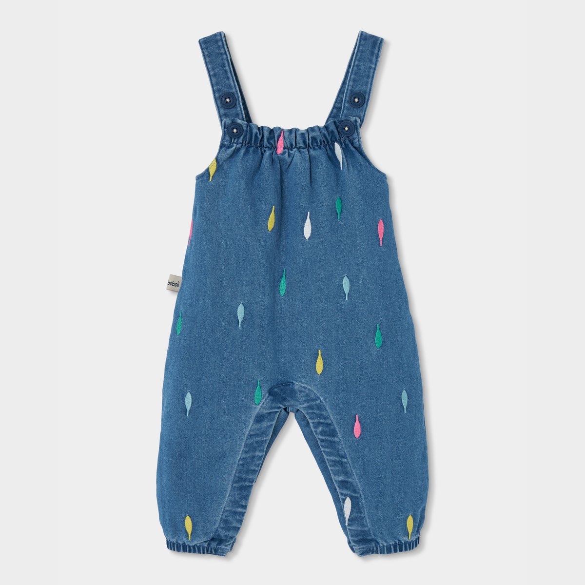 Ensemble bébé imprimé feuilles bleu, BOBOLI