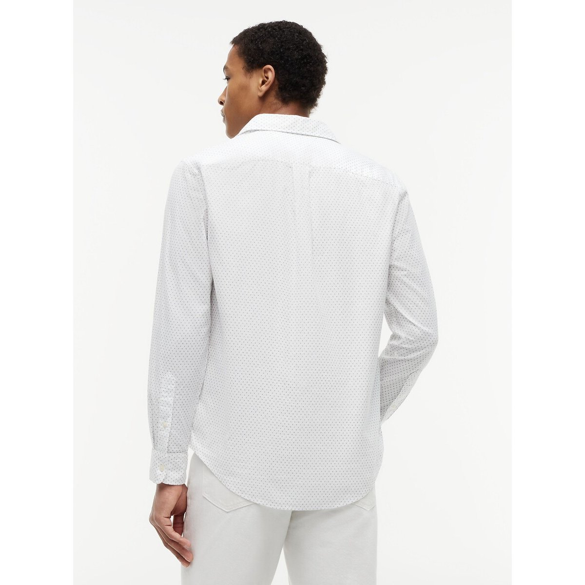 Camisa de manga larga de popelina blanco, TOMMY HILFIGER