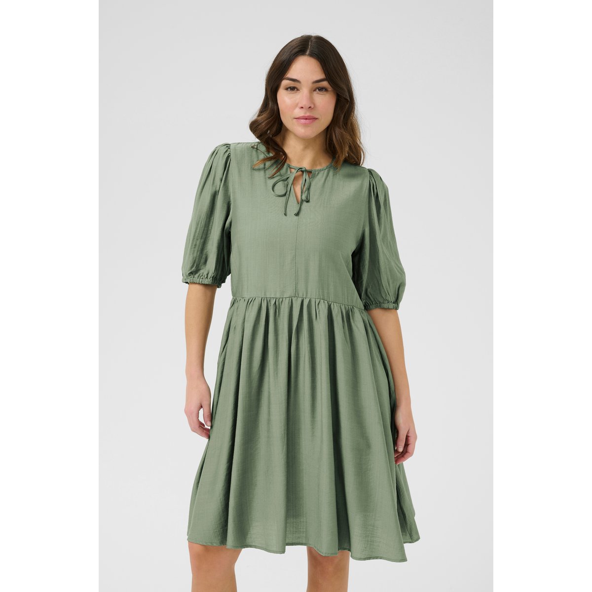 Dress vert oil green, KAFFE