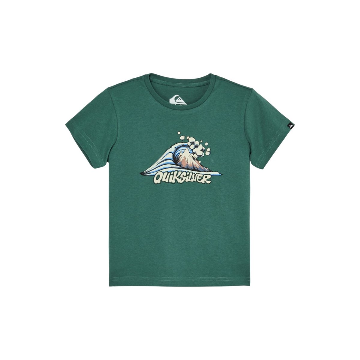T-Shirt manches courtes MTB&WAVE vert forest, QUIKSILVER