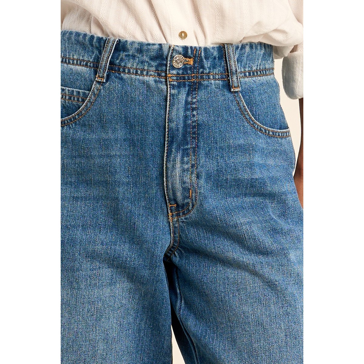 Denim large, évasé denim blue, MOLLY BRACKEN