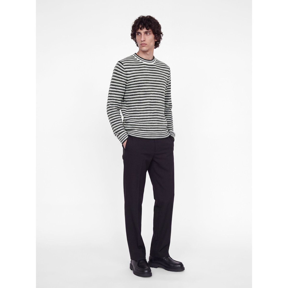 Pull En Maille medium grey melange 1, JACK & JONES