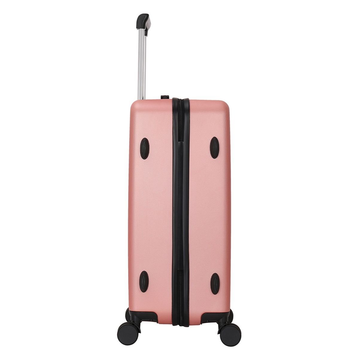 Valise Grande taille 4 roues 75cm ABS - DOWNTOWN - DEELUXE rose, DEELUXE