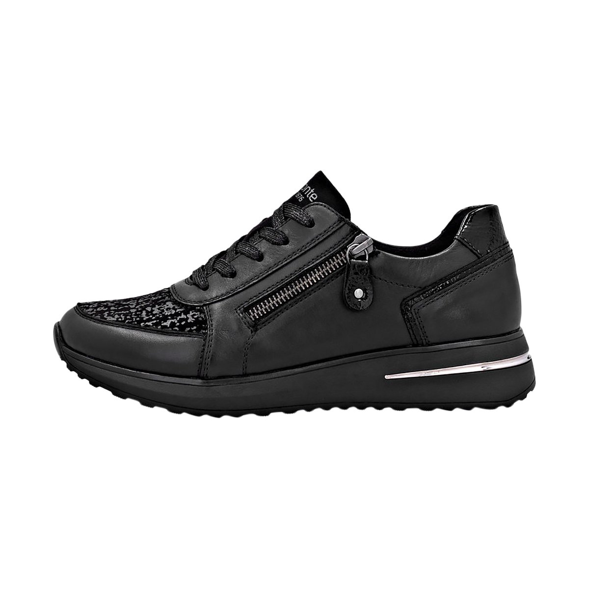 Basket à Lacets Et Zip Minato noir, REMONTE