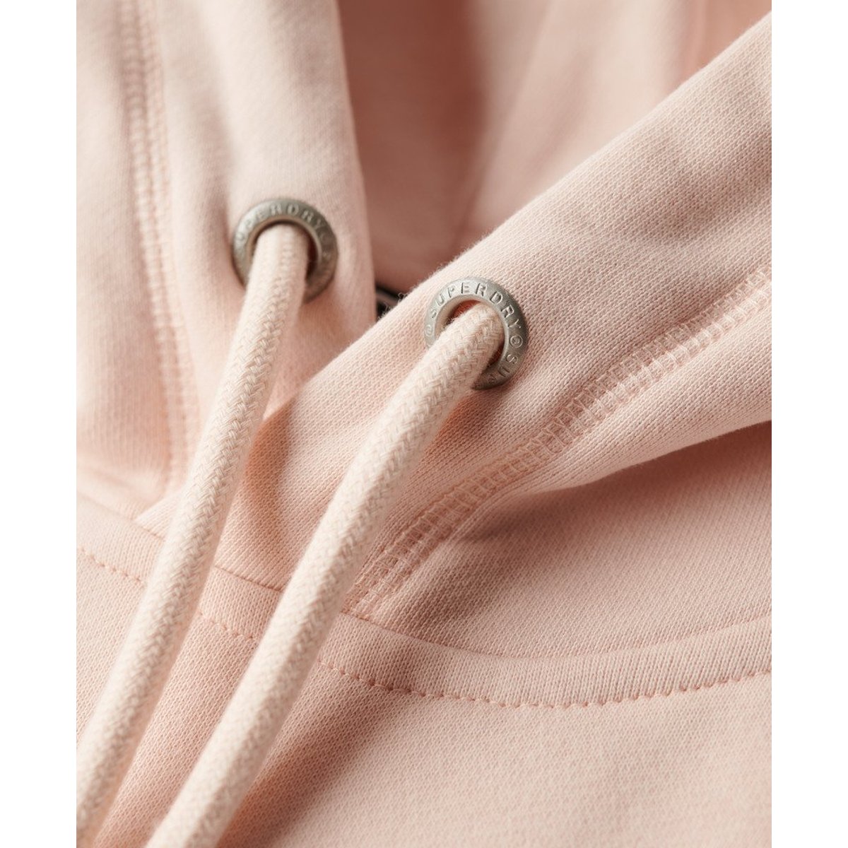 Sweat à capuche ample Sport Luxe rose mauve matinal, SUPERDRY