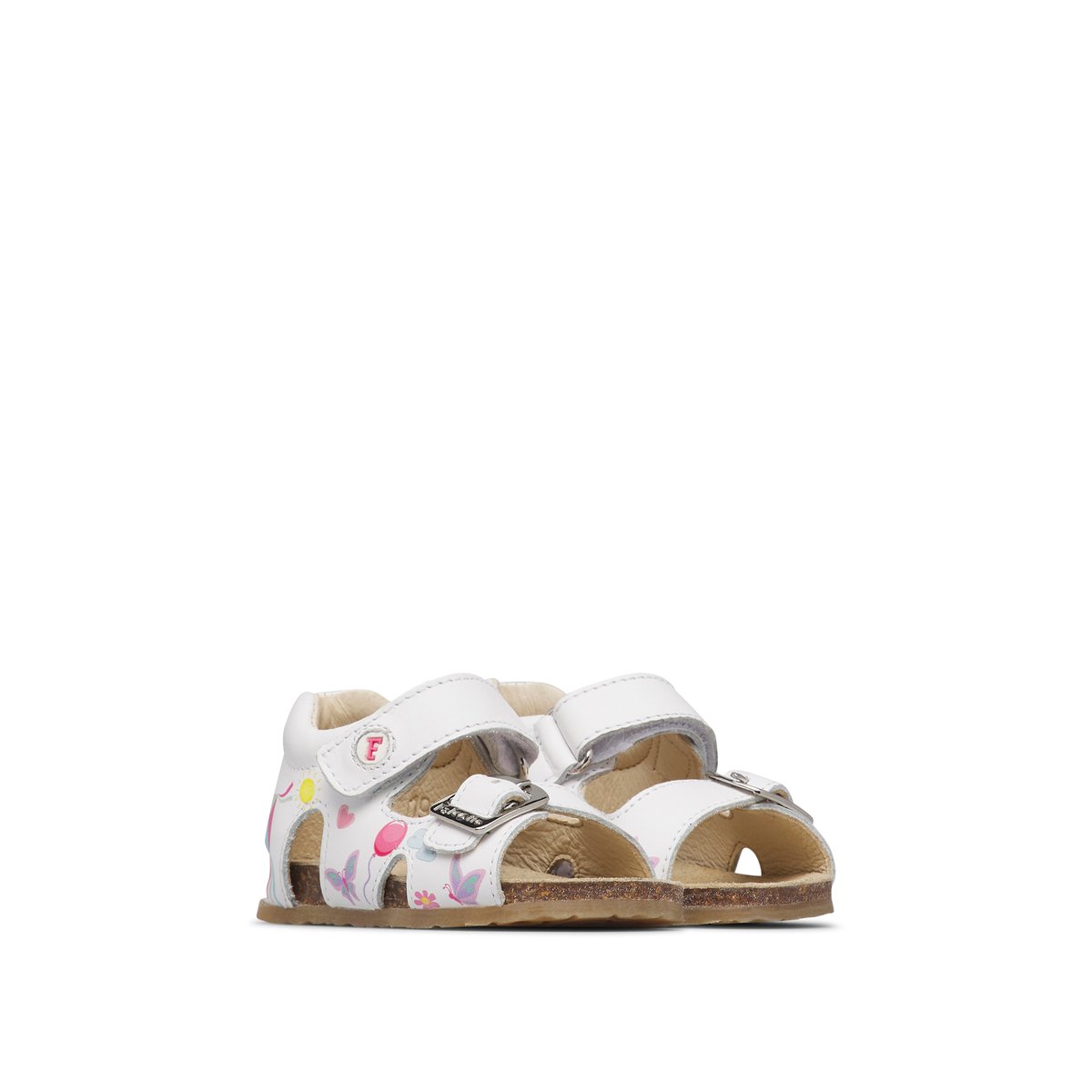 Sandales en cuir CLAUMY blanc-, FALCOTTO