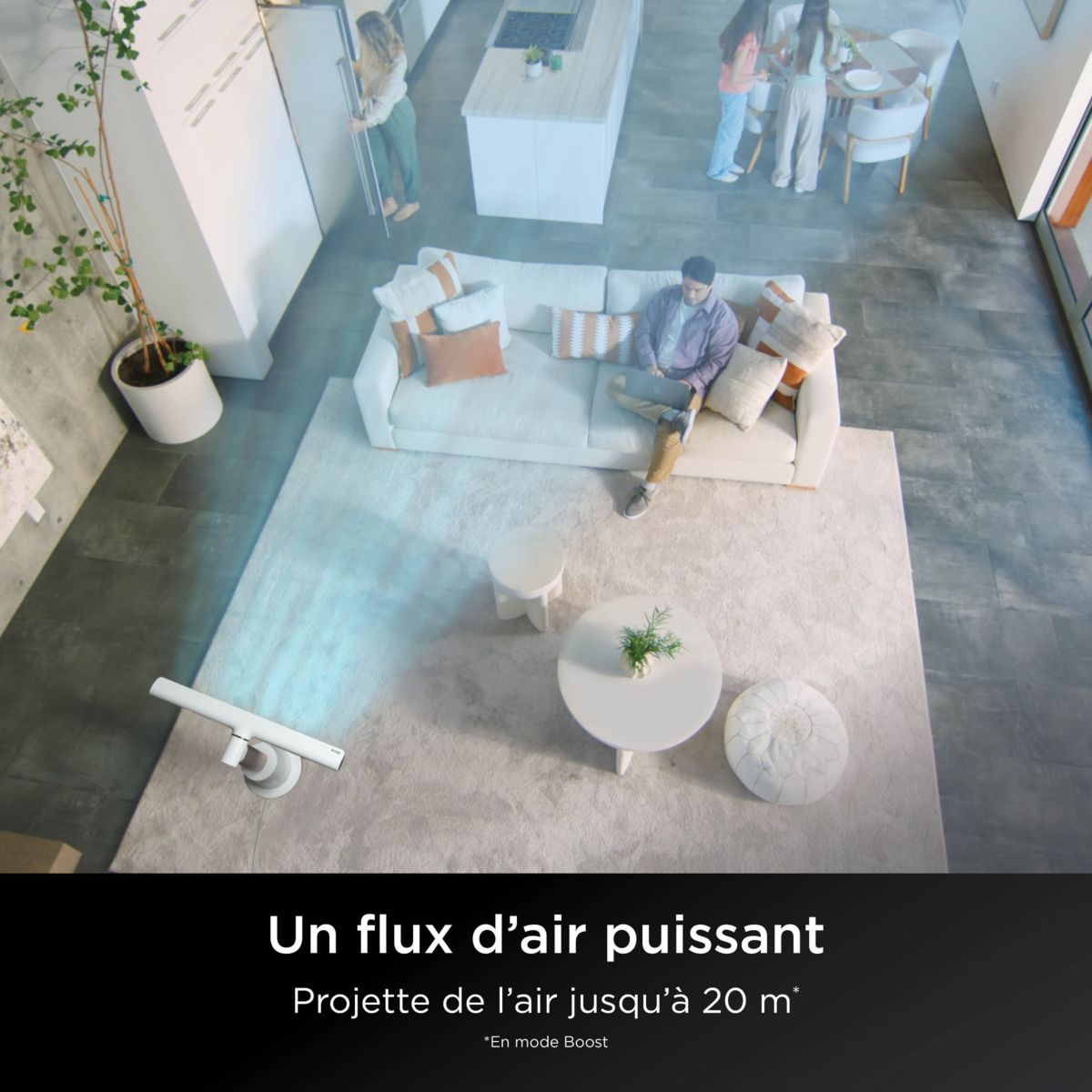 Ventilateur TF200SEUWH couleur unique, SHARK