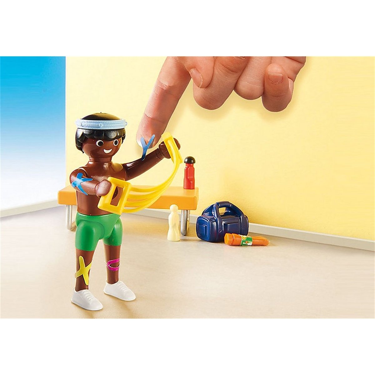 70195-71617 Set de 2 Playmobil set de 2 playmobil cabinet de kinésithérapeute + atelier de kinésithérapie, PLAYMOBIL