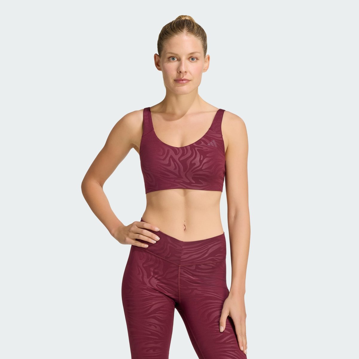 Brassière Graphique All Me Essentials Maintien Léger maroon, adidas Performance