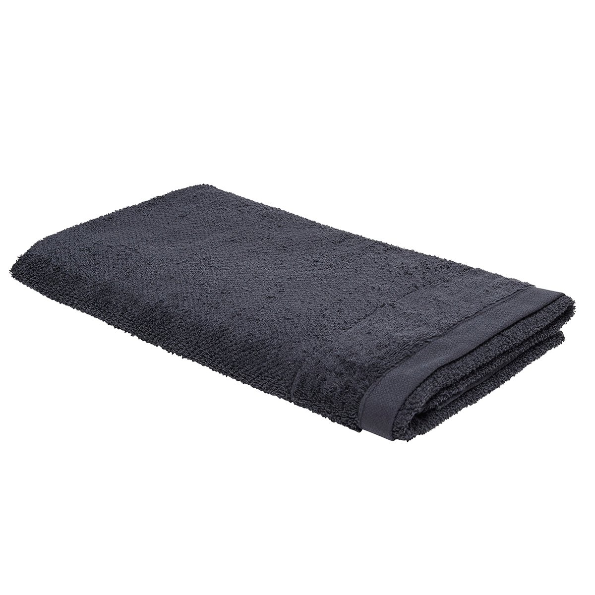 Maxi drap de bain uni BIO ORGANIC gris anthracite, TODAY