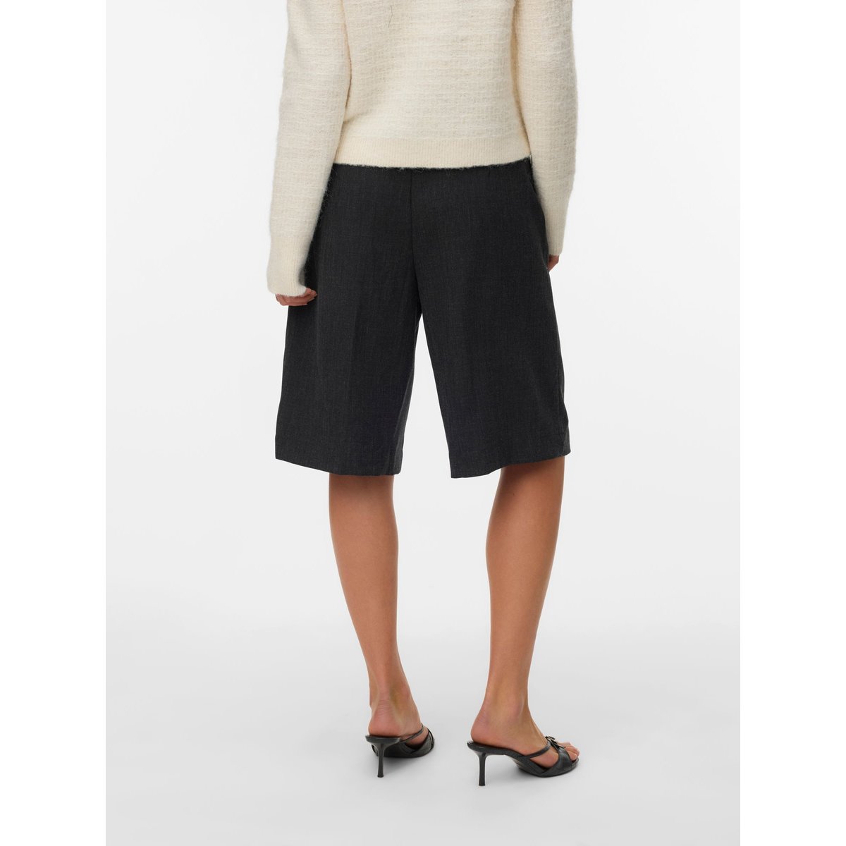 Bermuda dark grey melange, VERO MODA