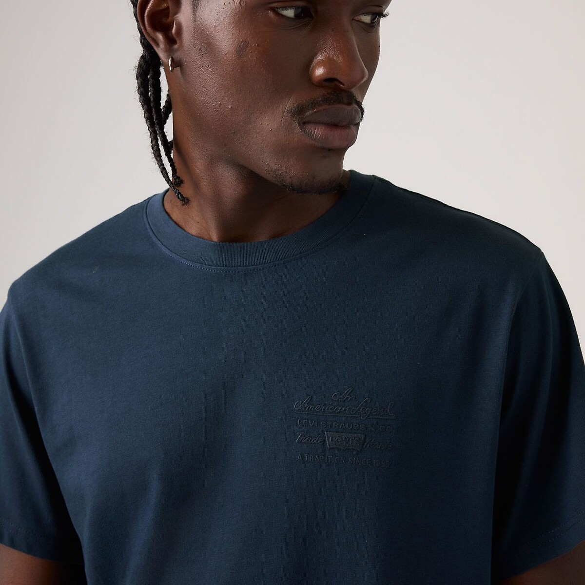 T-shirt met korte mouwen, met logo in dezelfde kleur marine   , LEVI'S