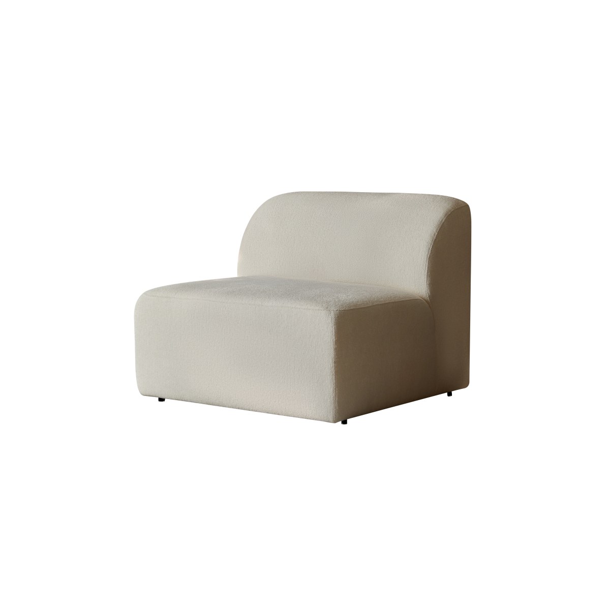 Canapé droit en Tissu, VÉNUS beige, TIKAMOON