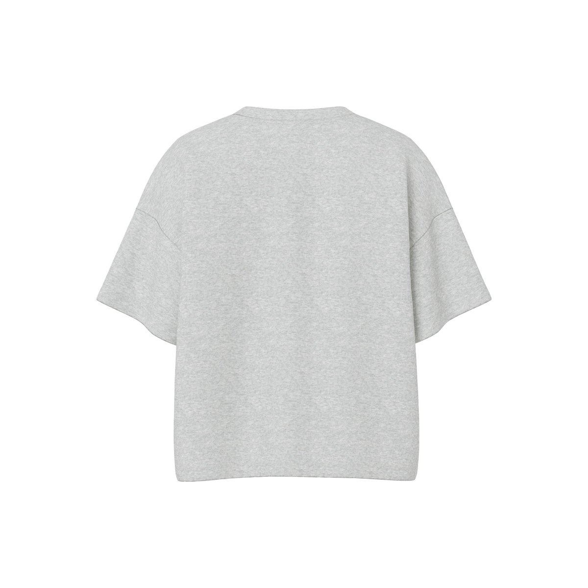 T-Shirt gris - light grey melange, PIECES