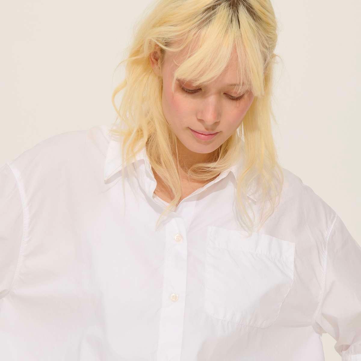 Chemise en coton manches courtes PRETTY blanc, BENSIMON