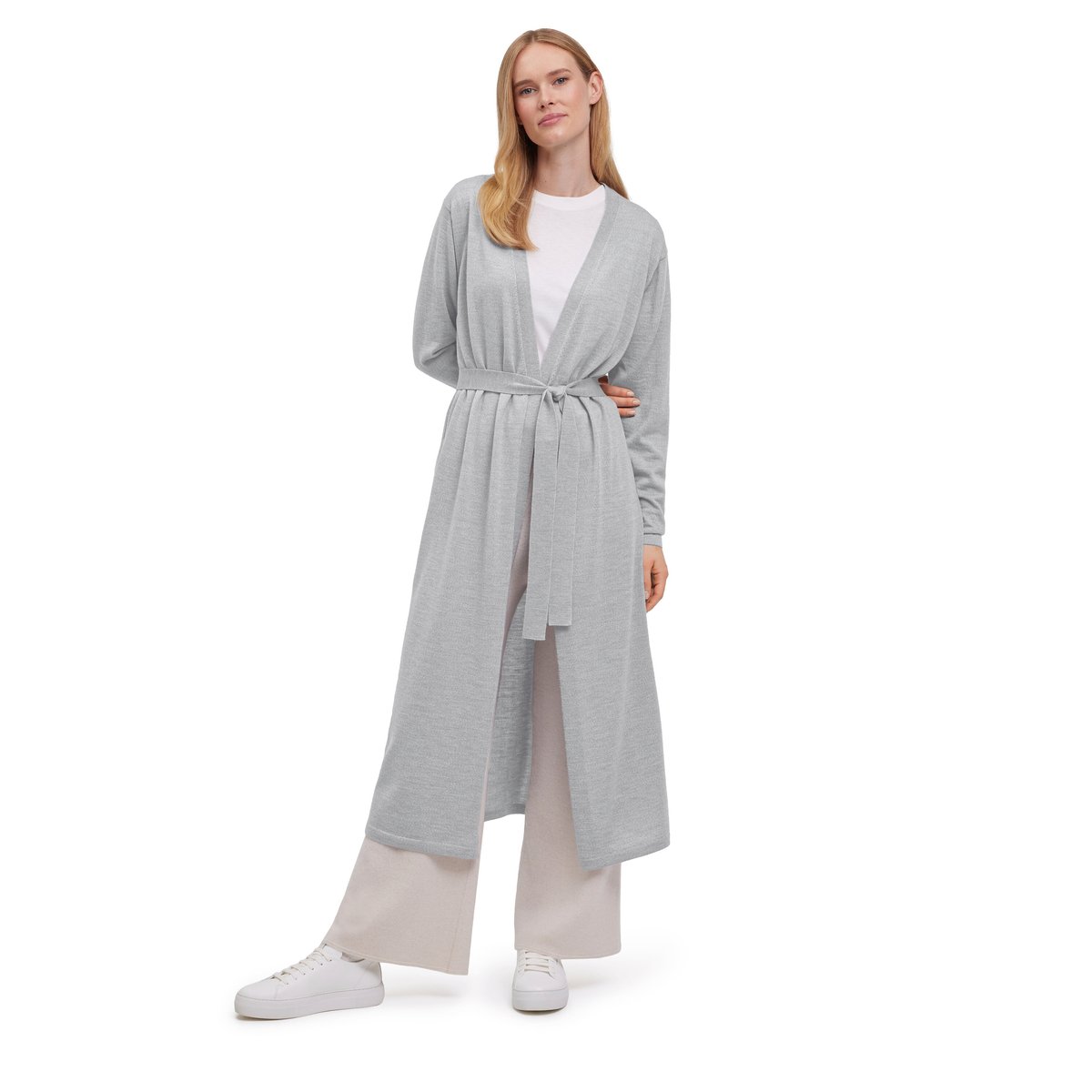 Cardigan light grey heather (3106), FALKE