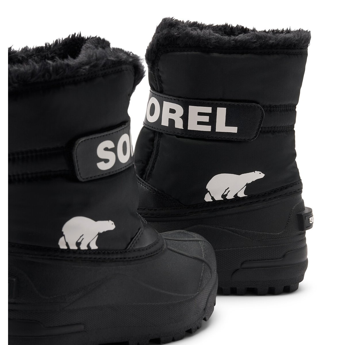 Boots après-ski fourrées imperméables SNOW COMMENDER noir, SOREL