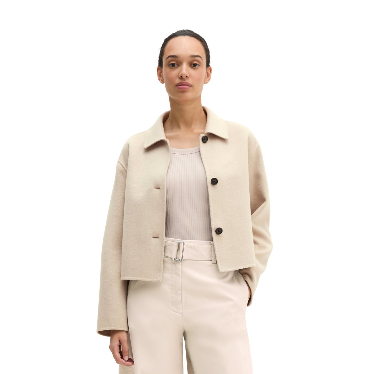 Veste en laine regular en double face de haute qualité gris, MARC O'POLO