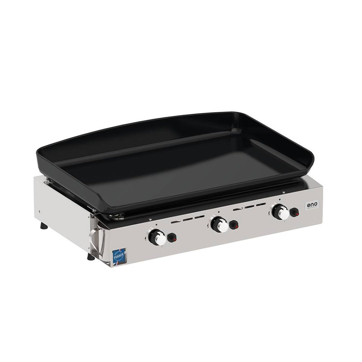 Plancha Initial Gaz 65 en Inox gris/noir, ENO