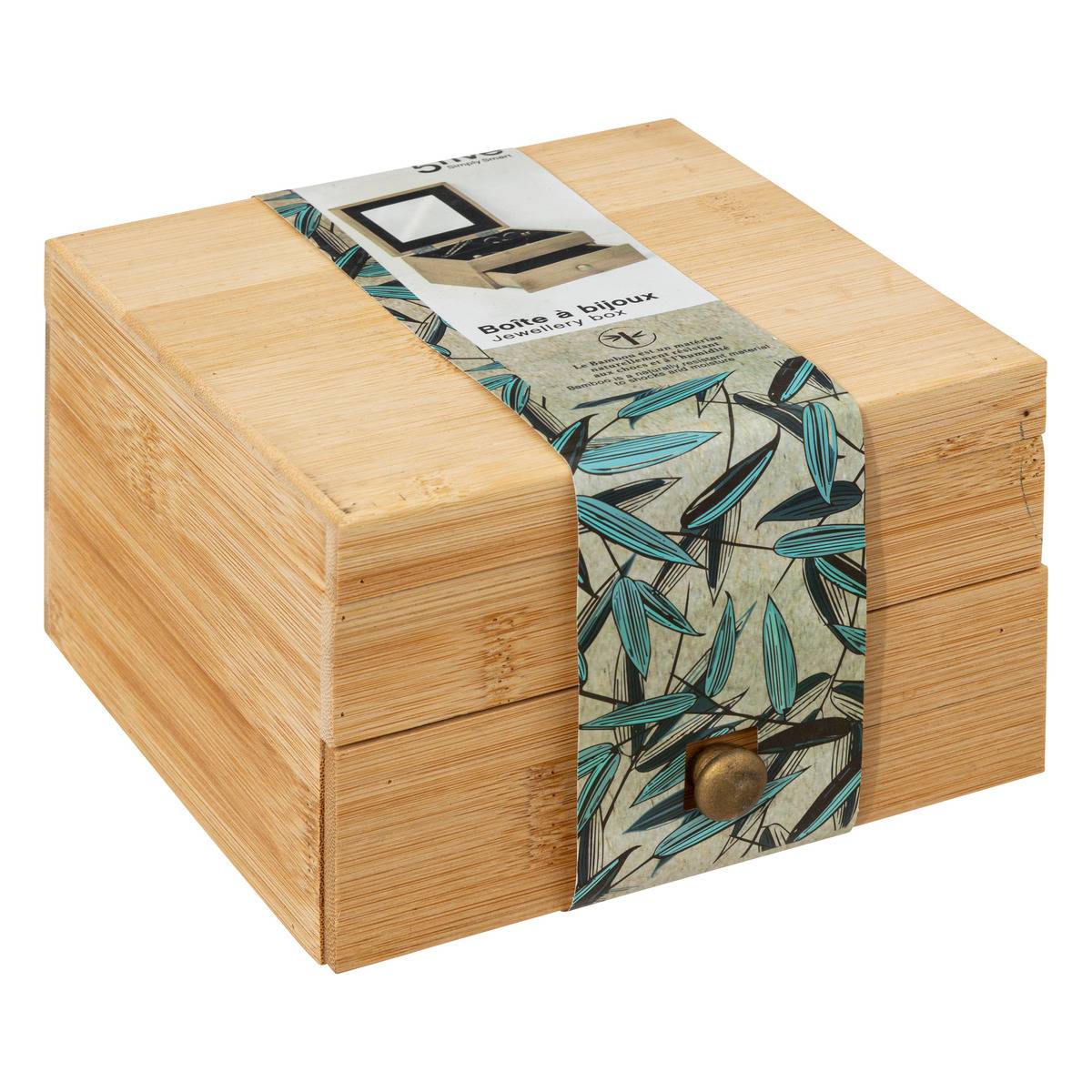 Petite boîte à bijoux avec miroir TIDY SMART beige, 5FIVE SIMPLY SMART