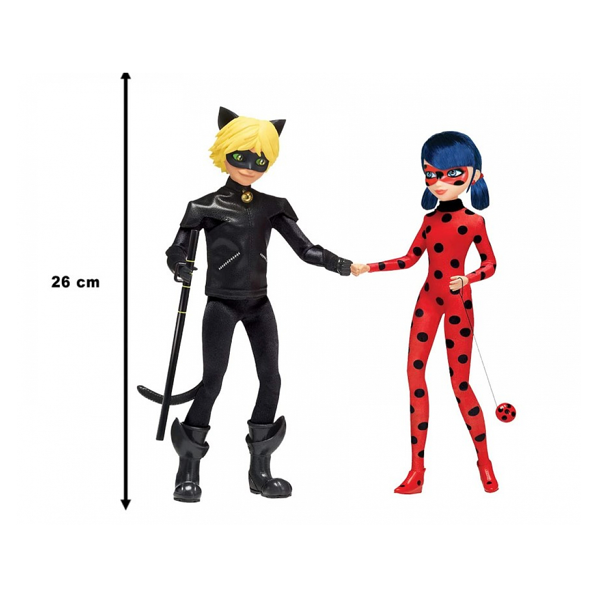 Miraculous Ladybug Pack de poupees multicolore, BANDAI