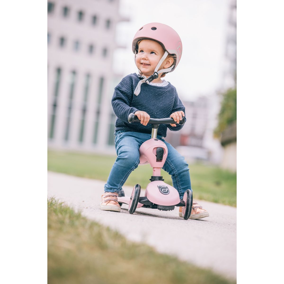 Casque myrtille, SCOOT AND RIDE
