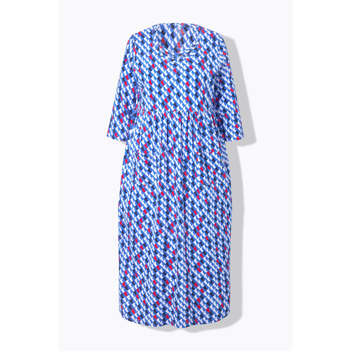 Robe en jersey coupe évasée noir, ULLA POPKEN