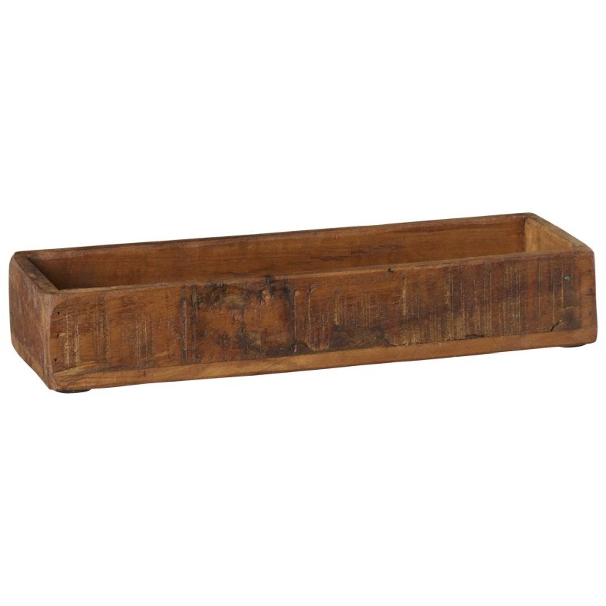 Boite rangement bois recyclé rustique bois clair, IB LAURSEN