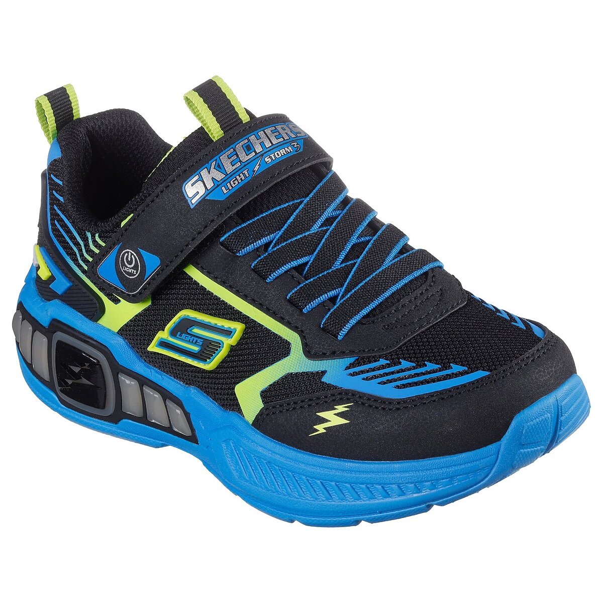 Baskets S-Light: Light Storm 3.0 noir/bleu, SKECHERS