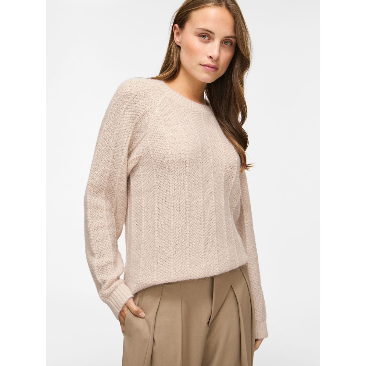 Pull En Maille gris - birch1, VILA
