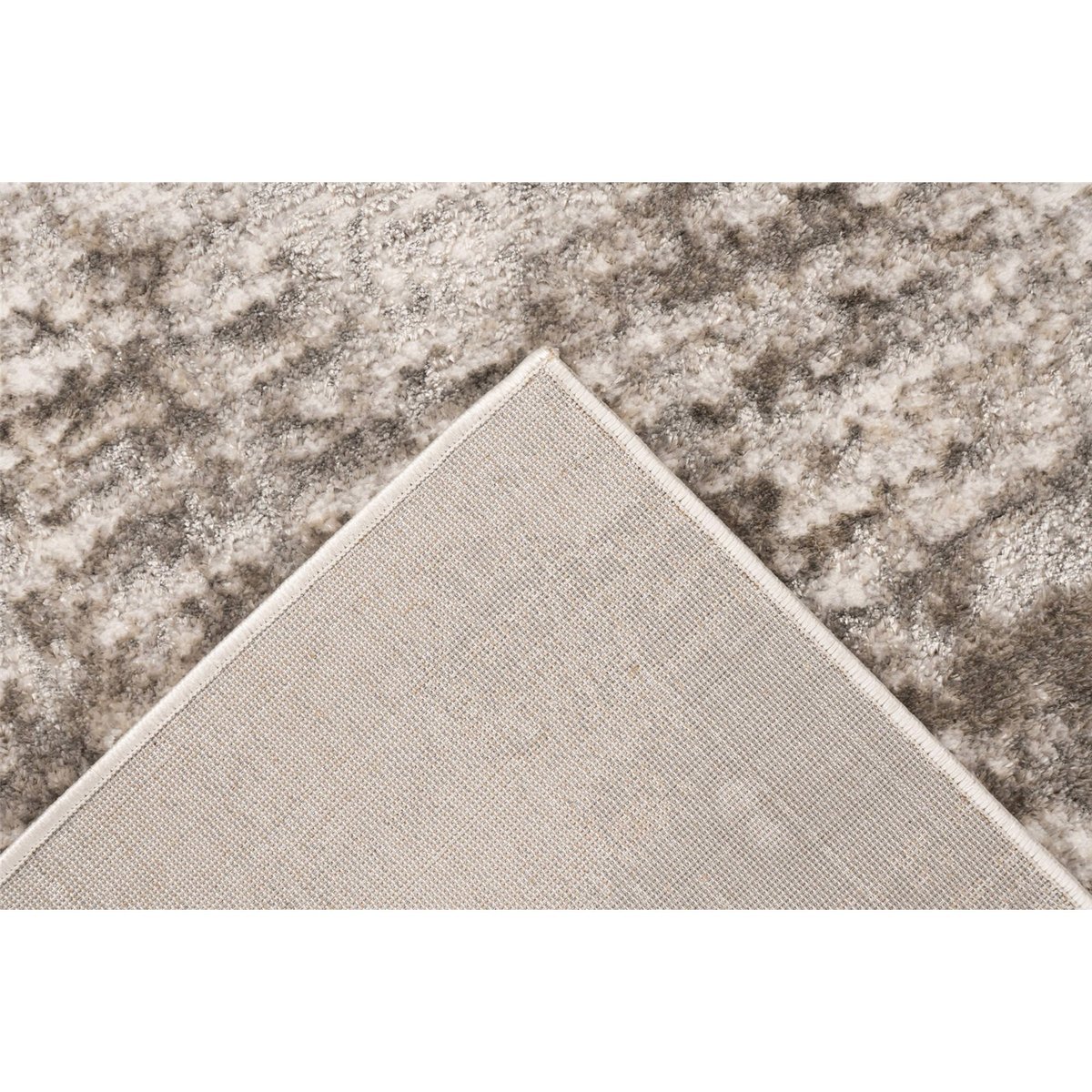 Tapis rectangulaire, Chalk beige sable et argent grisé, ARTE ESPINA