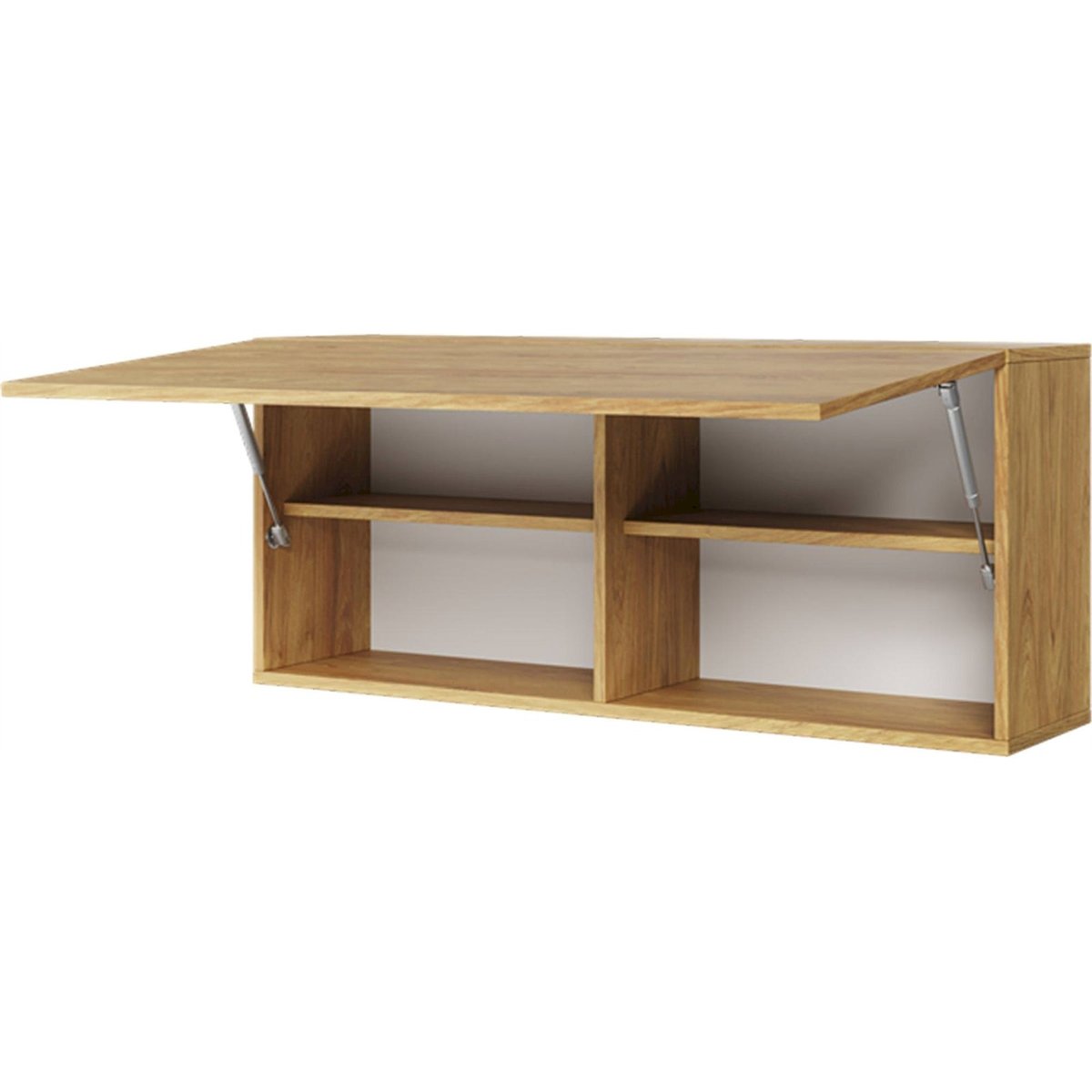 Meuble haut mural en bois collection TEEN FLEX hickory naturel, RECOLLECTION